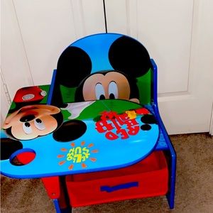 Disney’s Mickey Mouse Children Desk with Storage Bin in perfect condition!